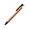 Propiska 3v1 so stylusom a stojanom FIXED Pen, antibakteriálny povrch, bambusové telo