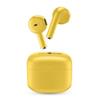 TWS bezdrôtové kôstkové slúchadlá Music Sound SWAG, žltá