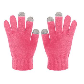 Zimní rukavice CELLY Touch Gloves pro ovládání kapacitních displejů, vel. S/M, růžové