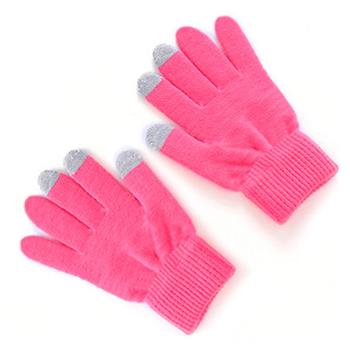Zimní rukavice CELLY Touch Gloves pro ovládání kapacitních displejů, vel. M, růžové