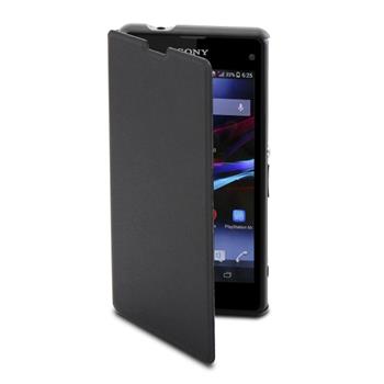 Pouzdro typu kniha Made for Xperia pro Sony Xperia Z1 Compact, slim provedení, PU kůže, černé