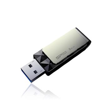 USB flash disk Silicon Power Blaze B30, 8GB, USB 3.0, černý