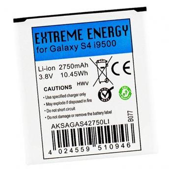 Baterie Extreme Energy pro Samsung Galaxy S4, Li-Ion 2750 mAh bez NFC