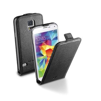Pouzdro CellularLine Flap Essential pro Samsung Galaxy S5 / S5 Neo, černé