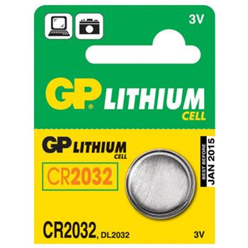 GP CR2032, knoflíková lithiová baterie kompatibilní s GP CR2032