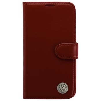 Kožené pouzdro typu kniha Volkswagen Book Case pro Samsung Galaxy S5 / S5 Neo, červené