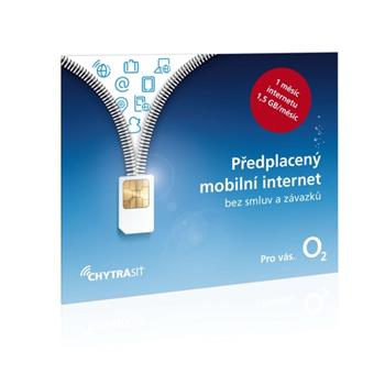 Predplatená dátová SIM karta O2, tarifa Predplatený mobilný internet s 1,5 GB