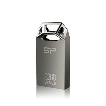 USB flash disk Silicon Power Jewel J50, 32GB, USB 3.0, strieborný