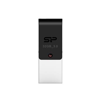 USB-OTG flash disk s druhým microUSB konektorem Silicon Power Mobile X31, 32GB, USB 3.0