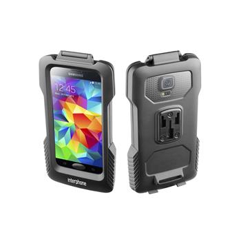 Vodeodolné puzdro Interphone pre Samsung Galaxy S5/S5 Neo, úchyt na riadidlá, čierne