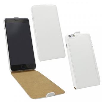 Kožené pouzdro flap OZBO FLIP Premium pro Apple iPhone 6 Plus, bílé