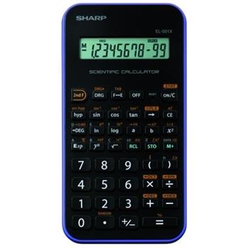 Vědecká kalkulačka SHARP EL-501XVL, černo-fialová