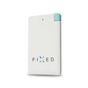 Powerbanka FIXED Powerbank 2500 ve velikosti kreditní karty, bílá