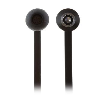 In-ear sluchátka KitSound Ribbons s mikrofonem, 3,5 mm jack, černá