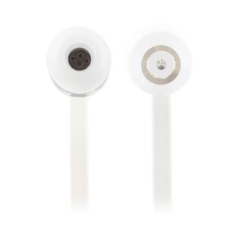 In-ear sluchátka KitSound Ribbons s mikrofonem, 3,5 mm jack, bílá
