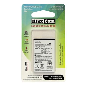 MAXCOM original batteries for phones MM431/432/461/462/705/710/715/820/136, Li-Ion