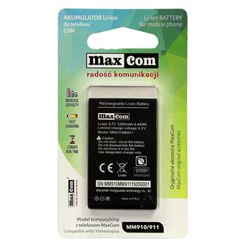 Originální baterie MAXCOM pro telefony MM910/911, Li-Ion