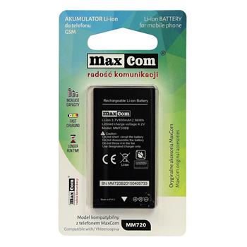 Original MAXCOM battery for MM720 phones, Li-Ion