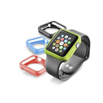 Ochranný rámeček CellularLine pro Apple Watch 42mm, 4ks, různé barvy