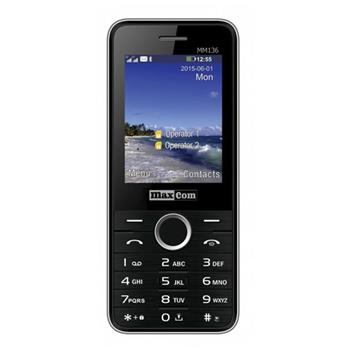 Mobilní telefon Maxcom MM136, DualSIM, černý