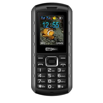 Odolný mobilní telefon Maxcom MM901, certifikace IP67, černý