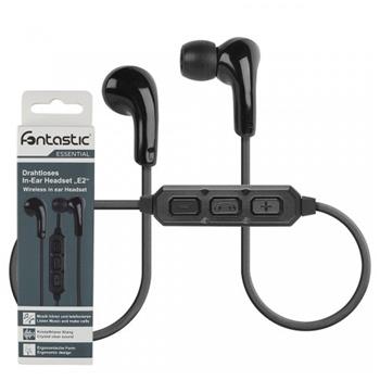 Bezdrátová In-Ear stereo sluchátka Fontastic ESSENTIAL E2, černá
