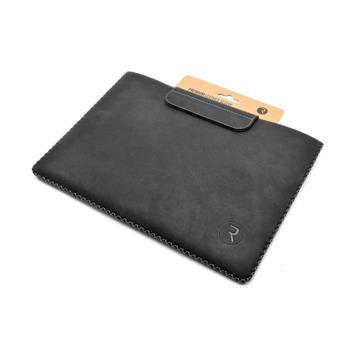 Stylish Case R Pouch for Apple MacBook Air 13"(2013 and later) made of genuine leather, black