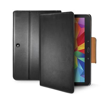 Pouzdro typu kniha CELLY Wally pro Samsung Galaxy Tab 4 10.1, PU kůže, černé