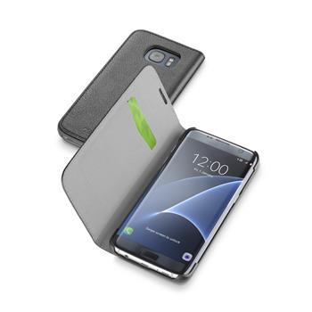 Pouzdro typu kniha CellularLine Book Essential pro Samsung Galaxy S7 EDGE, černé