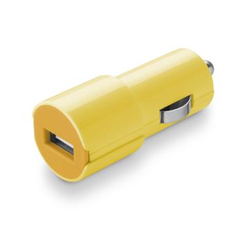STYLE&COLOR autonabíječka Cellularline s konektorem USB, 1A, žlutá