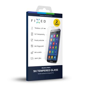 2 ks - Ochranné tvrzené sklo FIXED pro Apple iPhone 6/6S, 0.33 mm