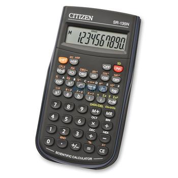 Vědecká kalkulačka CITIZEN SR-135N, 128 funkcí, černá