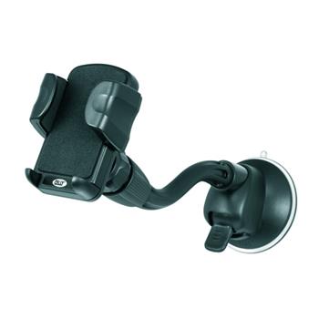 Universal holder with suction cup CELLY FLEX5 for mobile phones and smartphones, flexible arm, expanded