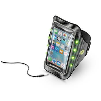 Sports Pack CellularLine ARMBAND with window LIGHT, LED and reflective elements up to 5.2"