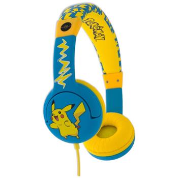 Dětská sluchátka POKEMON TEEN, 3,5mm jack, modro-žlutá