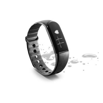 Bluetooth fitness bracelet with CellularLine EASYFIT TOUCH HR heart rate monitor, black