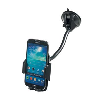 Universal holder with suction cup CELLY FLEX 12 for mobile phones and smartphones, flexible arm