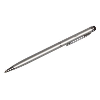 Stylus for capacitive screens and pen KIT 2in1 silver