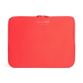 Neoprene wrap TUCANO COLORE for laptops and ultrabooks to 15.6"Anti-Slip System®, red