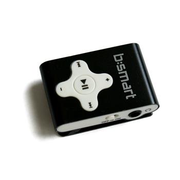 Mini MP3 přehrávač Bsmart se slotem pro paměťové karty, černý,rozbaleno