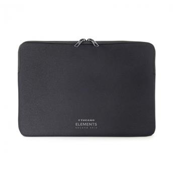 Neoprene sleeve TUCANO ELEMENTS SECOND SKIN for MacBook 12", Anti-Slip System®, black