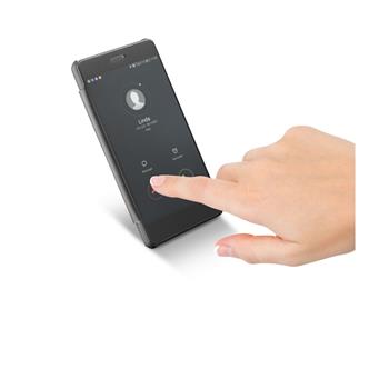 Pouzdro typu kniha Cellularline TOUCH s dotykovým čelním krytem pro Huawei P9 LITE, černé