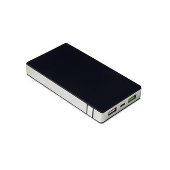Powerbanka CELLY s 2 x USB výstupem, 8000 mAh, 2.4 A, stříbrná