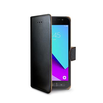 Pouzdro typu kniha CELLY Wally pro Samsung Galaxy Xcover 4 (G390), PU kůže, černé