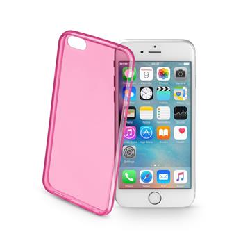 Barevné gelové pouzdro CELLULARLINE COLOR pro Apple iPhone 6, růžové