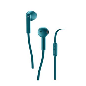 In-ear sluchátka CELLULARLINE LOUD s mikrofonem, AQL® certifikace, 3,5 mm jack, zelené