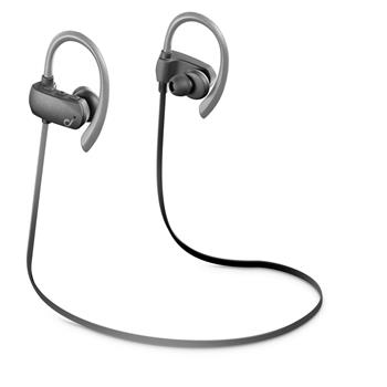 Sportovní bezdrátová stereo sluchátka CELLULARLINE SPORT BOUNCE, AQL® certifikace, ultralehká, šedá