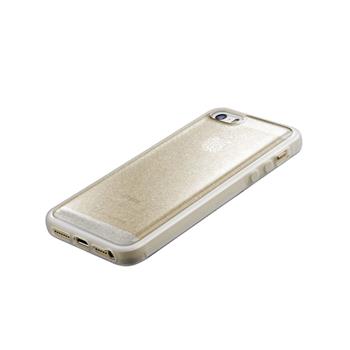 Adhezivní zadní kryt CellularLine SELFIE CASE pro Apple iPhone 5/5S/SE, zlaté