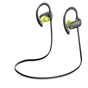 Sportovní bezdrátová sluchátka Cellularline GRASSHOPPER PRO, Bluetooth, černá