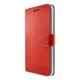 Pouzdro typu kniha FIXED FIT pro Huawei Nova Smart, červené